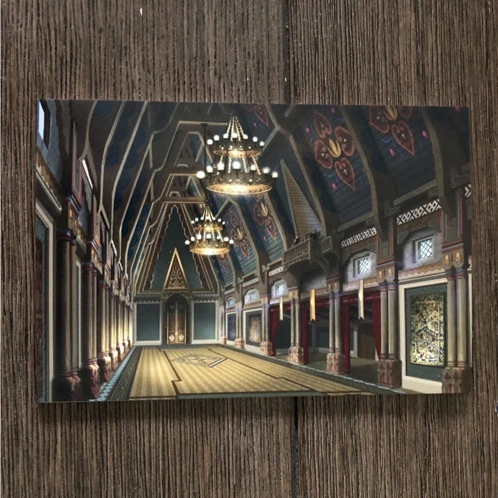 Disney Frozen Postcard: Backgrounds pack of 5